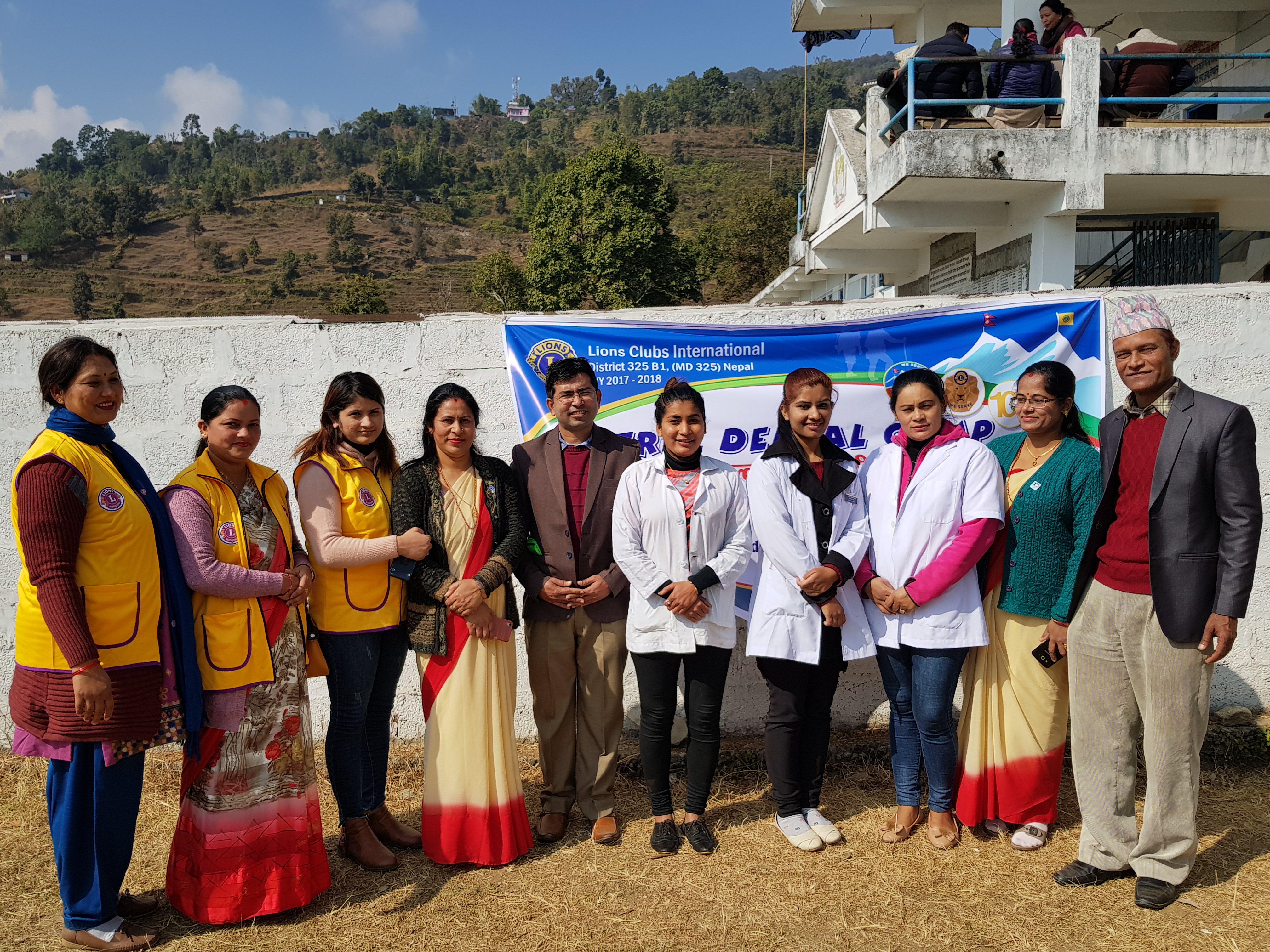 Free dental camp with Lions club